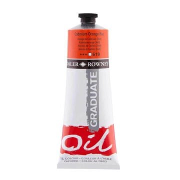Daler Rowney Graduate Yağlı Boya 200 ml Cadmium Orange Hue 619