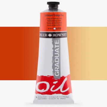 Daler Rowney Graduate Yağlı Boya 200 ml Cadmium Orange Hue 619
