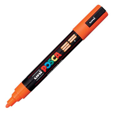 Uni-ball Posca Su Bazlı Marker PC-5M Orta Turuncu