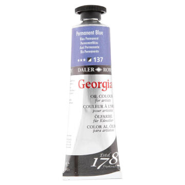 Daler Rowney Georgian Yağlı Boya 38 ml Permanent Blue 137