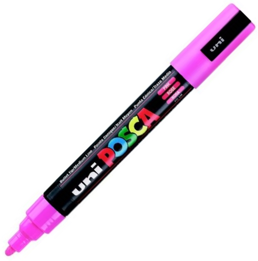 Uni-ball Posca Su Bazlı Marker PC-5M Orta Pembe
