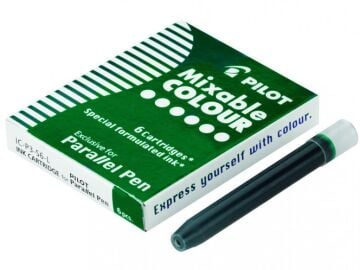 Pilot Parallel Pen  Mürekkep Kartuş - Renk : Yeşil 6 ad