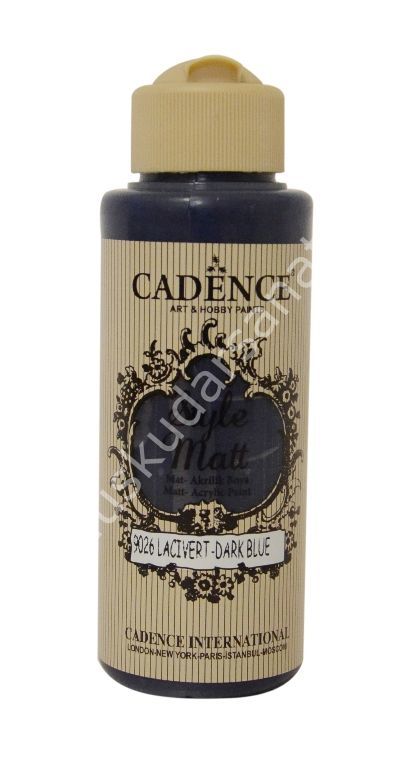 Cadence Style Matt Akrilik Boya 120ml 9026 Lacivert Dark blue