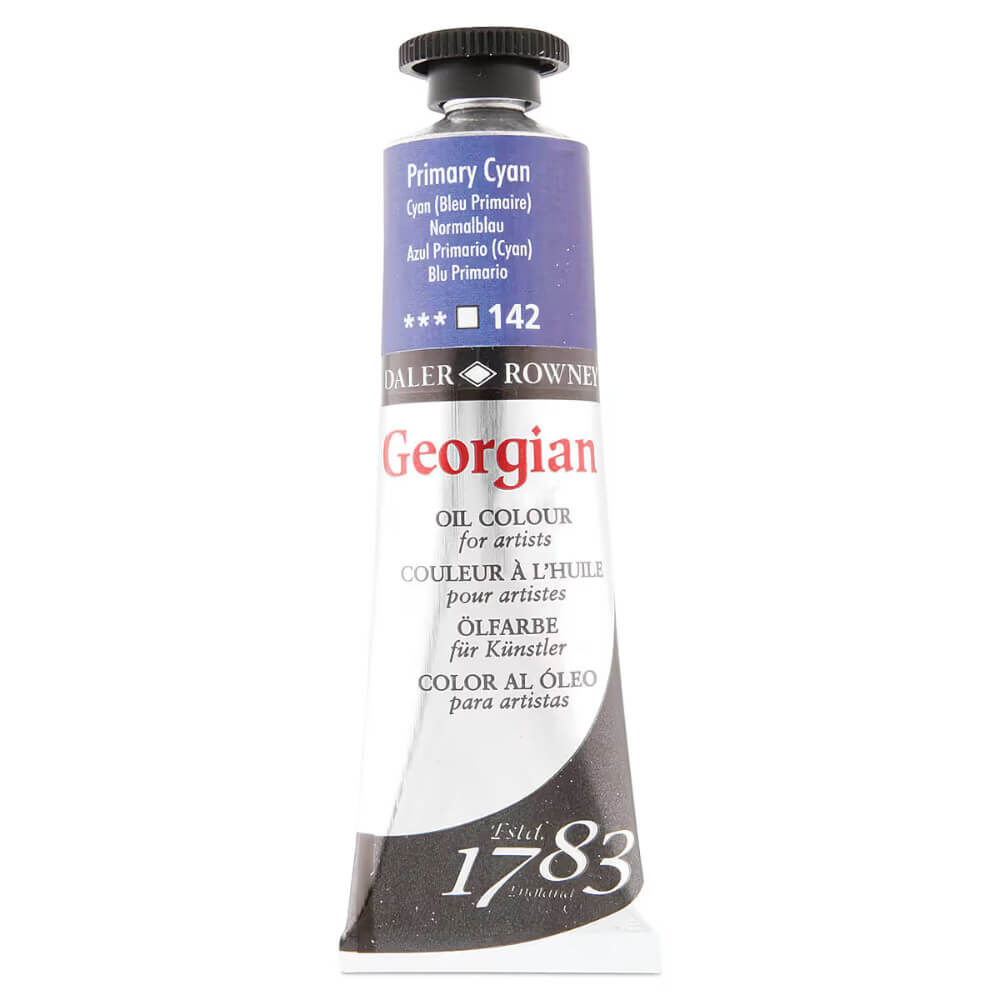 Daler Rowney Georgian Yağlı Boya 38 ml Phthalo Blue 142