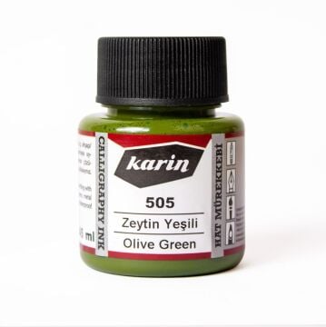 Karin Hat Mürekkebi 45ml Zeytin Yeşili 505