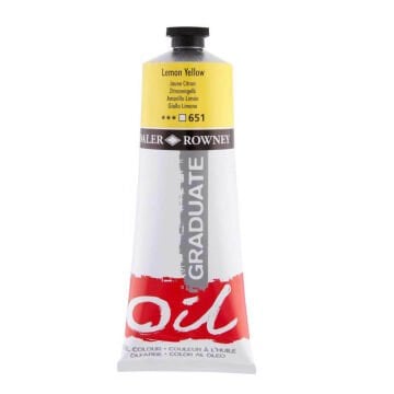 Daler Rowney Graduate Yağlı Boya 200 ml Lemon Yellow 651