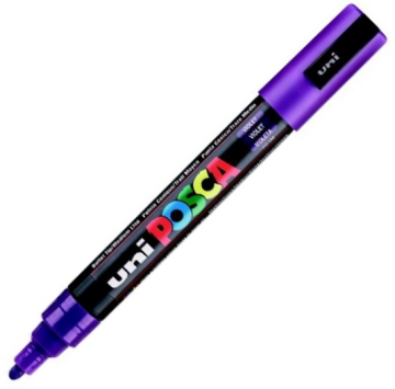 Uni-ball Posca Su Bazlı Marker PC-5M Orta Mor
