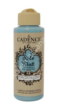 Cadence Style Matt Akrilik Boya 120ml 9031 Mavi zirkon Blue Zirkon