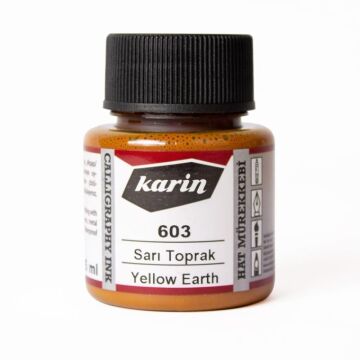 Karin Hat Mürekkebi 45 ml 603 Sarı Toprak