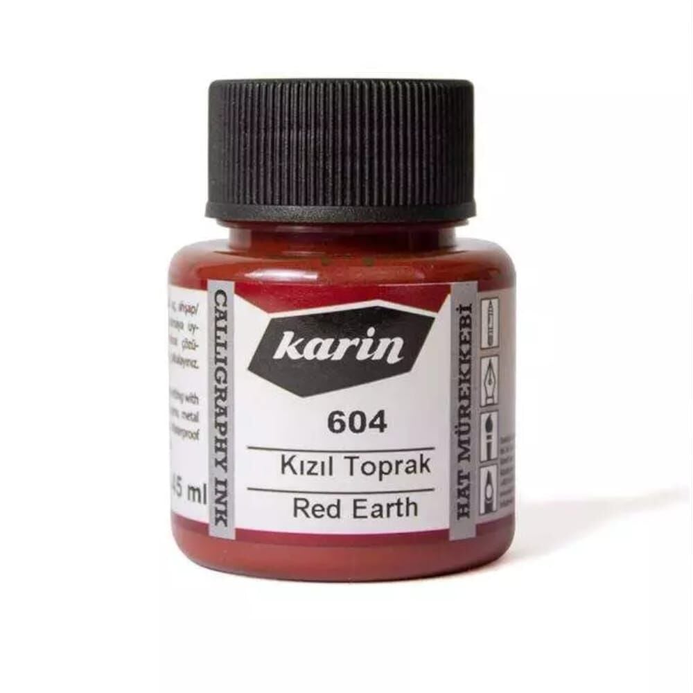 Karin Hat Mürekkebi 45 ml 604 Kızıl Toprak