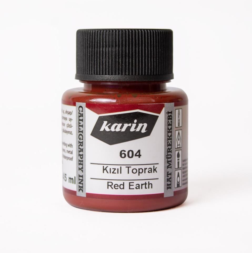 Karin Hat Mürekkebi 45ml Kızıl Toprak 604