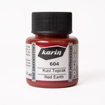 Karin Hat Mürekkebi 45ml Kızıl Toprak 604