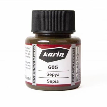 Karin Hat Mürekkebi 45 ml 605 Sepia