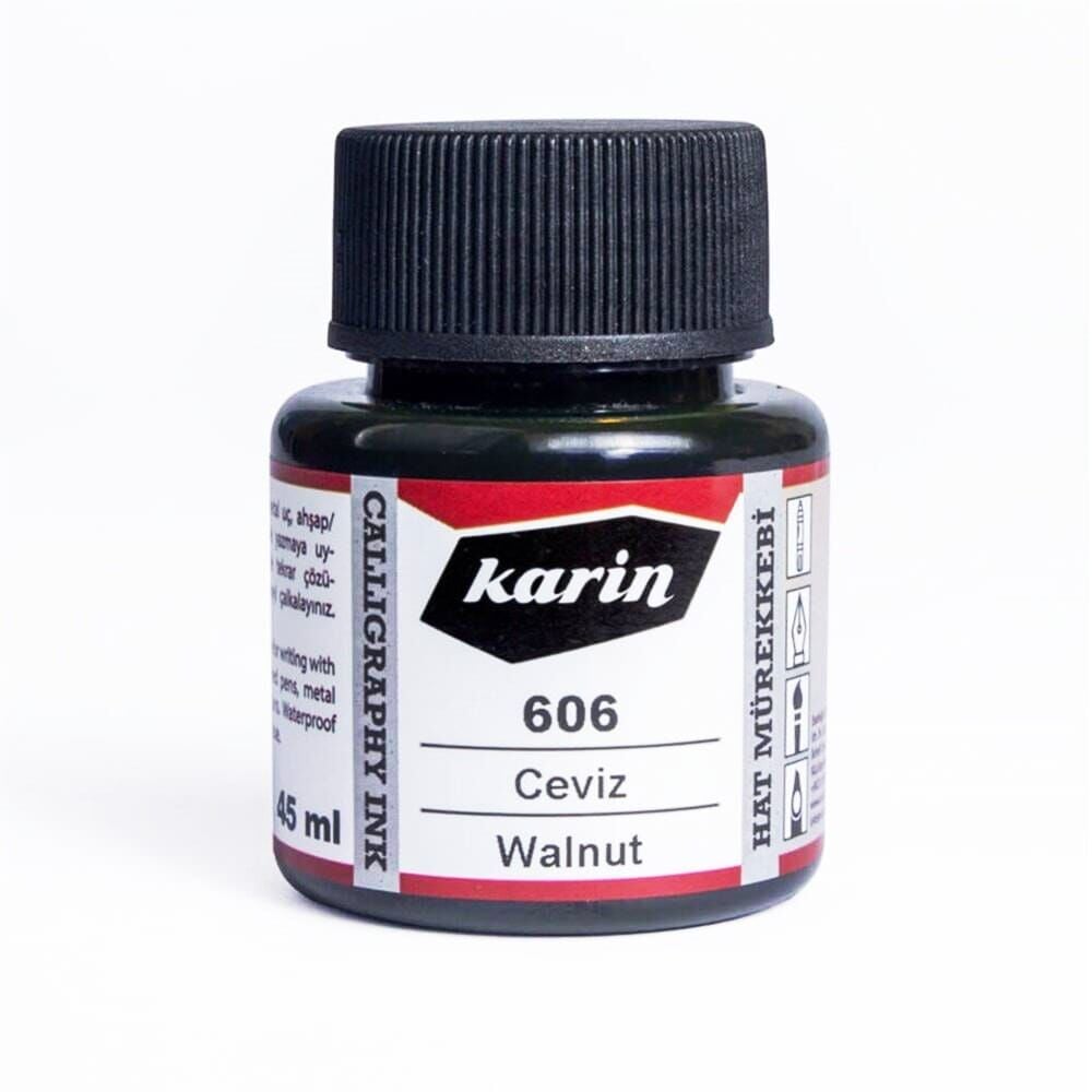 Karin Hat Mürekkebi 45 ml 606 Ceviz