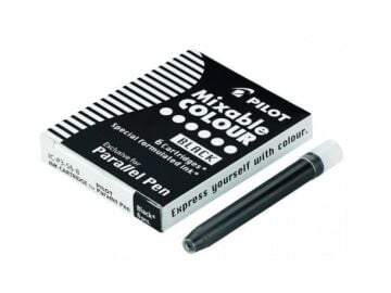 Pilot Parallel Pen Kaligrafi Kalemi Kartuşu- yedeği Siyah 6'lı Set