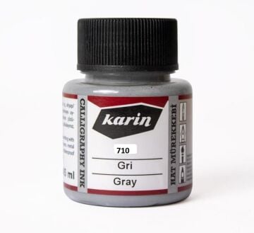 Karin Hat Mürekkebi 45ml Gri 710