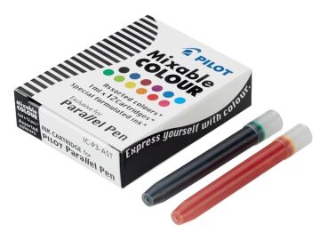 Pilot Parallel Pen Kaligrafi Kalemi Yedek Kartuşu 12'li Karışık Renk