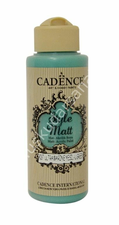 Cadence Style Matt Akrilik Boya 120ml 9037 Ultramarin yeşil Ultramarine green