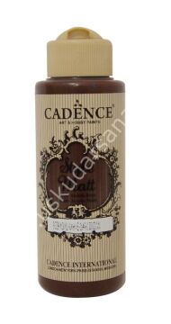 Cadence Style Matt Akrilik Boya 120ml 9039 Koyu kahve Dark brown