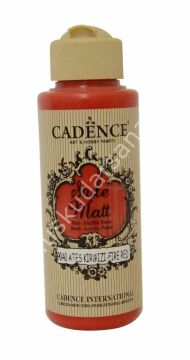 Cadence Style Matt Akrilik Boya 120ml 9040 Ateş kırmızı Fire red