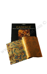 Cadence Lazer Varak 15x15cm  25 Yaprak Bakır