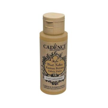 Cadence Sytle Matt Kumaş Boyası 59ml F-647 CAPPUCHINO