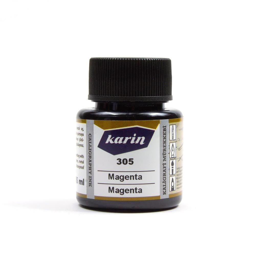Karin Kaligrafi Mürekkebi 45ml Magenta 305