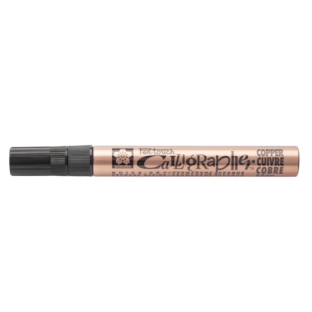 Sakura Pen - Touch Medium Kaligrafi Kalemi Düz Kesik Uç 5 mm Copper 54