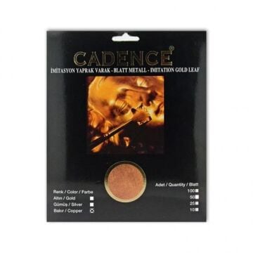 Cadence İmitasyon Yaprak Varak 25'li Bakır