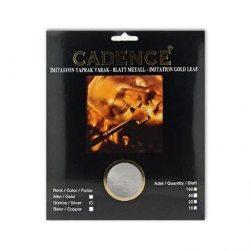 Cadence İmitasyon Yaprak Varak 25'li Gümüş