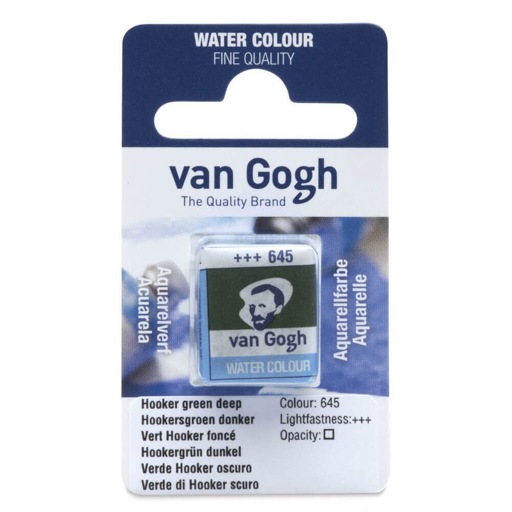 Van Gogh Yarım Tablet Suluboya Hooker Green Deep 645