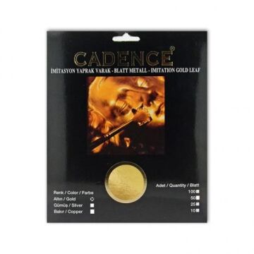 Cadence İmitasyon Yaprak Varak 50'li Altın