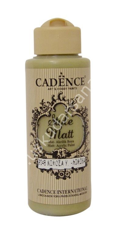 Cadence Style Matt Akrilik Boya 120ml 9048 Mimoza yeşili Mimosa green