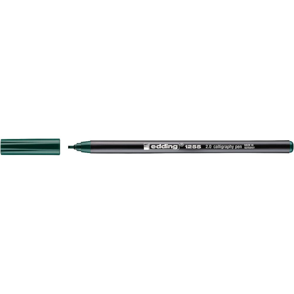 Edding 1255 Kaligrafi Kalemi 2 mm Düz Kesik Uç Bottle Green 025