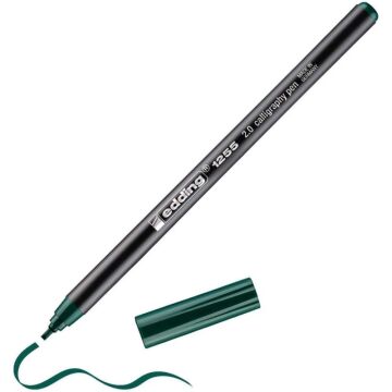 Edding 1255 Kaligrafi Kalemi 2 mm Düz Kesik Uç Bottle Green 025