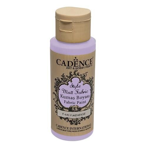 Cadence Sytle Matt Kumaş Boyası 59ml F-641 P.MENEKŞE