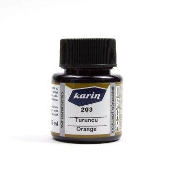 Karin Kaligrafi Mürekkebi 45ml Turuncu 203