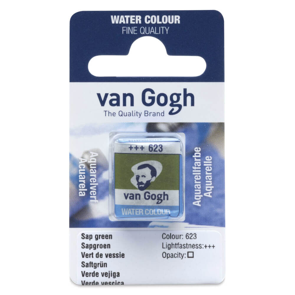 Van Gogh Yarım Tablet Suluboya Sap Green 623