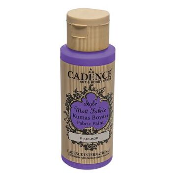 Cadence Sytle Matt Kumaş Boyası 59ml F-640 MOR
