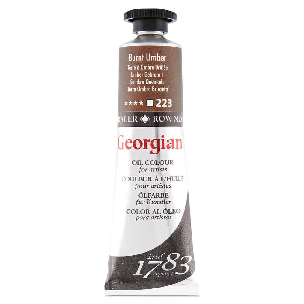 Daler Rowney Georgian Yağlı Boya 38 ml Burnt Umber 223