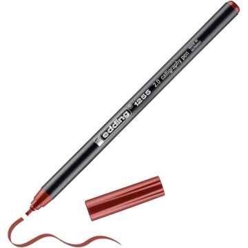 Edding 1255 Kaligrafi Kalemi 2 mm Düz Kesik Uç Crimson Lake 046