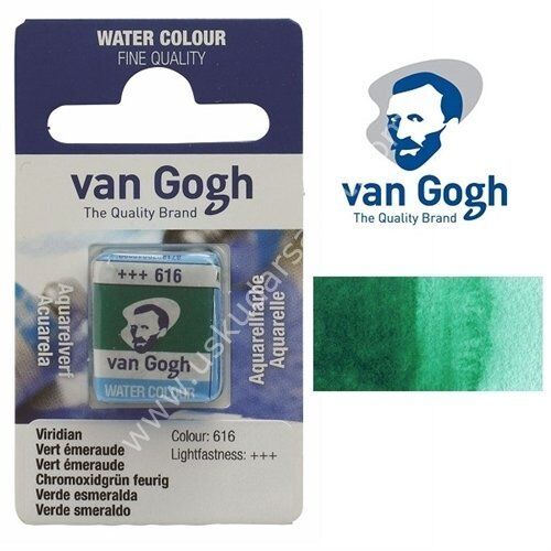 Talens Van Gogh Tablet Suluboya 1/2 Viridian- 616