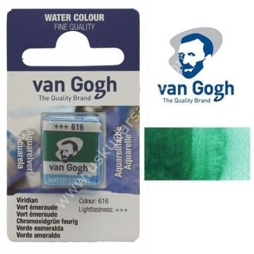 Talens Van Gogh Tablet Suluboya 1/2 Viridian- 616