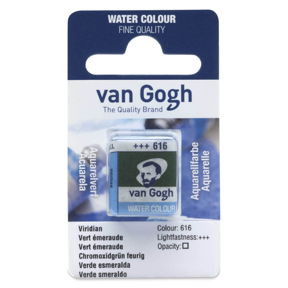 Van Gogh Yarım Tablet Suluboya Viridian 616