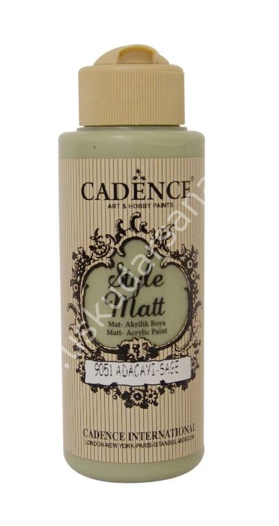 Cadence Style Matt Akrilik Boya 120ml 9051 Adaçayı Sage