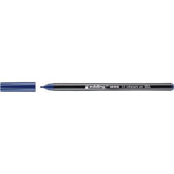Edding 1255 Kaligrafi Kalemi 2 mm Düz Kesik Uç Steel Blue 017