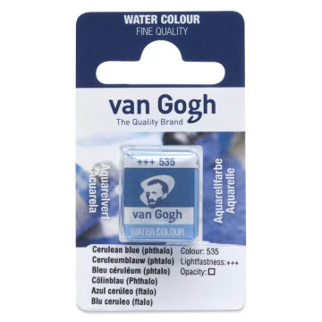 Van Gogh Yarım Tablet Suluboya Cerulean Blue (Phthalo) 535