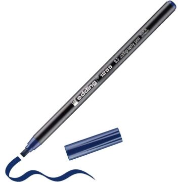 Edding 1255 Kaligrafi Kalemi 3.5 mm Düz Kesik Uç Steel Blue 017