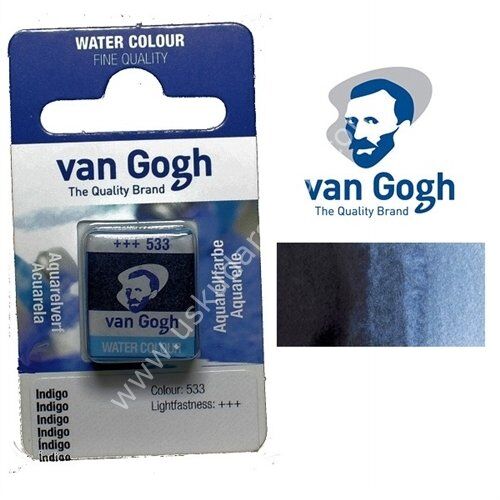 Talens Van Gogh Tablet Suluboya 1/2 İndigo- 533