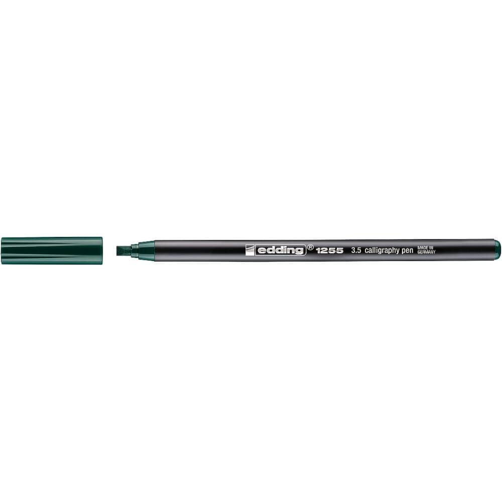 Edding 1255 Kaligrafi Kalemi 3.5 mm Düz Kesik Uç Bottle Green 025